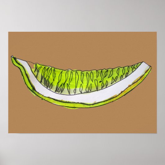 Kunst ter illustratie van citrusvruchten, waterver poster (Voorkant)