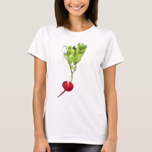 Kunst ter illustratie van Radiale plantaardige wat T-shirt