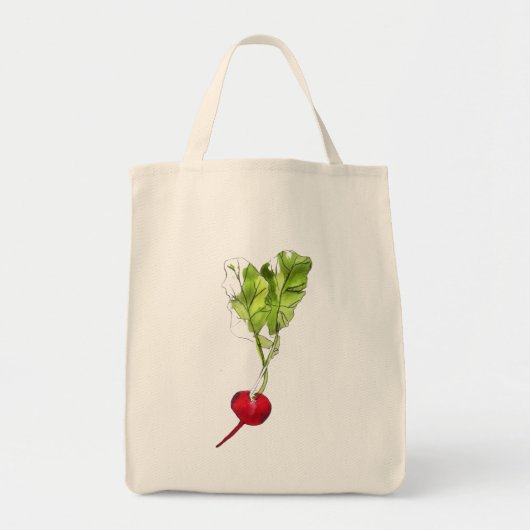 Kunst ter illustratie van Radiale plantaardige wat Tote Bag (Voorkant)