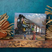 Kunst ter illustratie van  reizen per post fotoplaat (Zijkant)