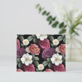 Kunst ter illustratie van Rozen Briefkaart (Staand voorkant)