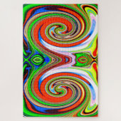 Kunst uit de fantasieweg legpuzzel (Verticaal)