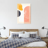 Kunst uit de middelste eeuw, grote, gereed canvas afdruk (Insitu (Slaapkamer))