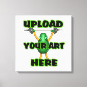 Kunst uploaden naar aangepaste items canvas afdruk (Voorkant)