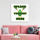 Kunst uploaden naar aangepaste items canvas afdruk (Insitu (Woonkamer))