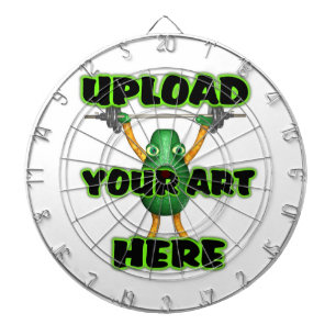 Kunst uploaden naar kunstbord dartbord