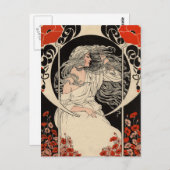 Kunst van 1920 briefkaart (Voorkant / Achterkant)