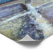 Kunst van acryl schepen uit het verleden poster (Hoek)