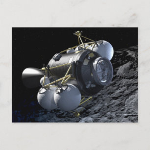 Kunst van Altair Lunar Lander in Orbit Briefkaart