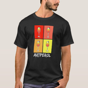 Kunst van Aperol - Artperol - Ik hou van Aperol - T-shirt