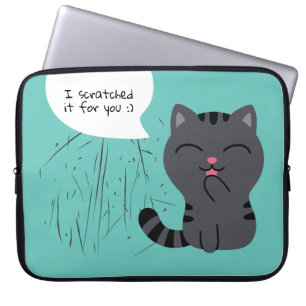 Kunst van brochure laptop sleeve