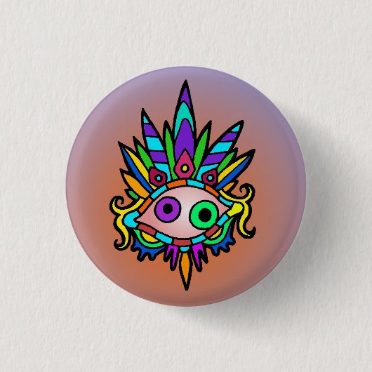 Kunst van David Uitzicht-2 Button (Voorkant)