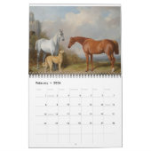 Kunst van de 19e eeuw met paarden kalender (Feb 2026)