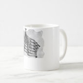  kunst van de Amerikaanse vlag Koffiemok (Voorkant rechts)