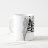  kunst van de Amerikaanse vlag Koffiemok (Voorkant links)