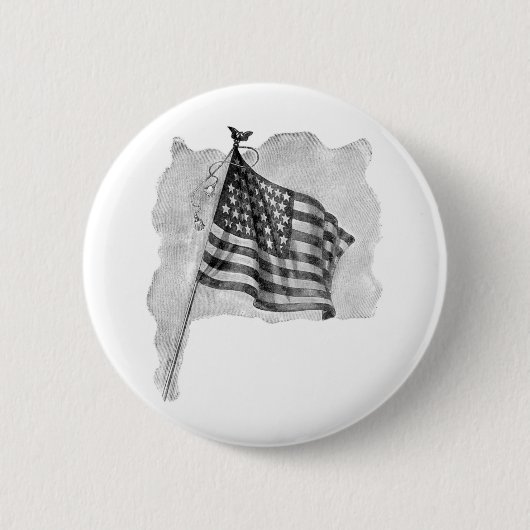  kunst van de Amerikaanse vlag Ronde Button 5,7 Cm (Voorkant)