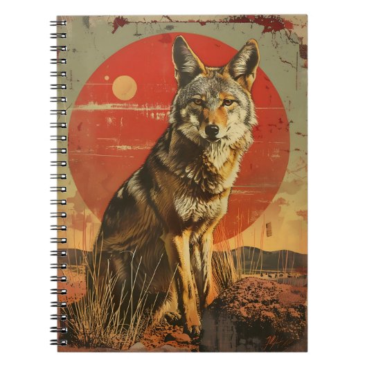  kunst van de coyote notitieboek (Voorkant)