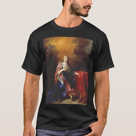 Kunst van de Heilige Margaretha van Schotland T-shirt (Voorkant)