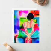 Kunst van de kaartjes van de Nota van de Procratie (Voorkant / Achterkant in situ)