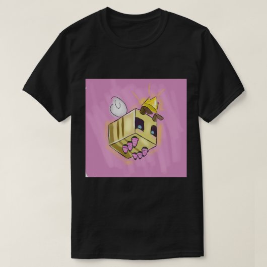 Kunst van de koningin van Minecraft T-shirt (Design voorkant)