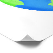 Kunst van de liefde en de redding van de aarde voo poster (Hoek)