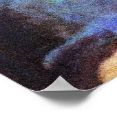 Kunst van de  pulp van de treintcabine poster (Hoek)