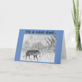 Kunst van de Schets van de wolf de Wilde Dierlijke Kaart (Voorkant)