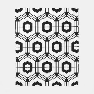 Kunst van de week. Vintage geometric background Fleece Deken
