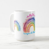 Kunst van Debi, Rainbow Koffiemok (Voorkant links)
