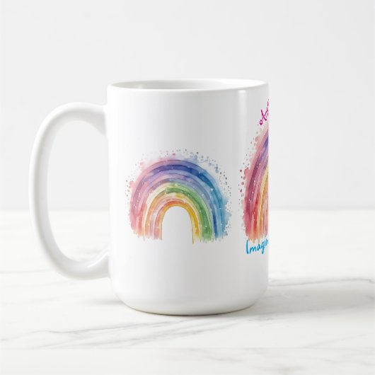 Kunst van Debi, Rainbow Koffiemok (Links)
