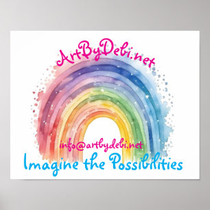 Kunst van Debi, Rainbow Poster