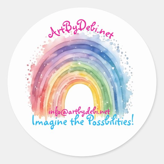 Kunst van Debi, Sticker (Voorkant)