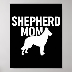 Kunst van Duitse Herders voor Vrouwen Meisjes Duit Poster