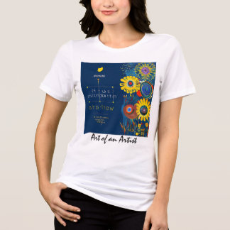 Kunst van een kunstenaar Tri-Blend shirt