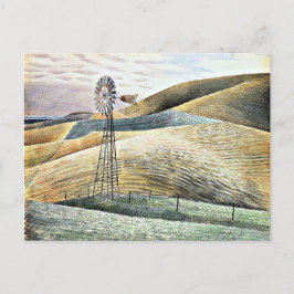 Kunst van Eric Ravilious, Windmolen Feestdagenkaart