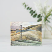 Kunst van Eric Ravilious, Windmolen Feestdagenkaart (Staand voorkant)