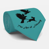 Kunst van Falconry - Harris Hawks Stropdas (Opgerold)