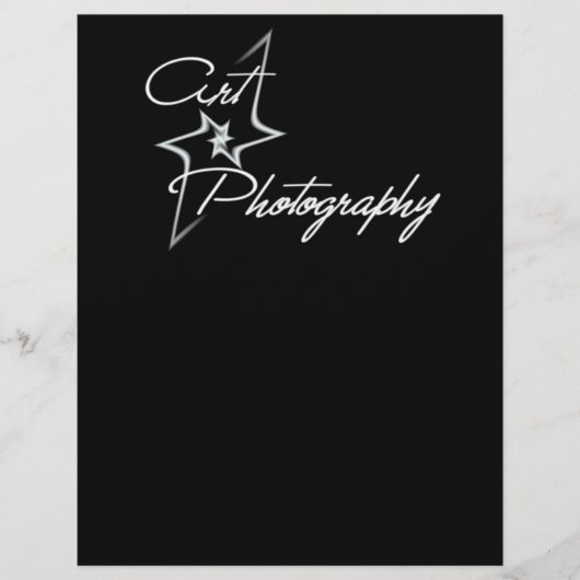 Kunst van fotografie flyer (Voorkant)
