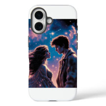 Kunst van Galaxy Liefdeskoppel Romantische Valenti