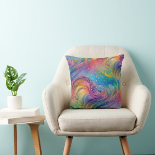 Kunst van het Afbeelding Abstractie - naadloos pat Kussen