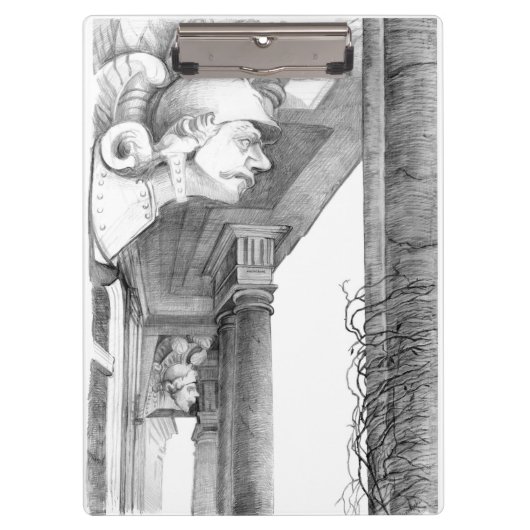 Kunst van het Burgscheidungen-kasteel Klembord (Voorkant)