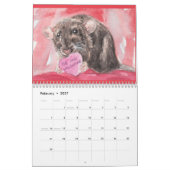 Kunst van het geïllustreerde Rat 2011 Kalender (Feb 2027)