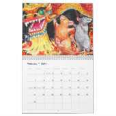 Kunst van het geïllustreerde Rat 2012 Kalender (Feb 2027)