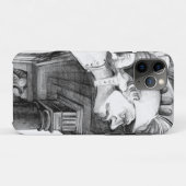 Kunst van het kasteel van het potlood Case-Mate iPhone case (Achterkant (horizontaal))