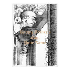 Kunst van het kasteel van het potlood foto afdruk