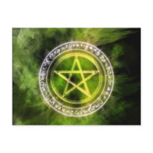 Kunst van het Pentacle Pentacle van de Rune Circle