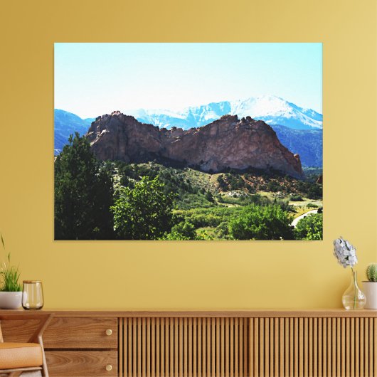 Kunst van het schilderwerk van het schilderachtige canvas afdruk (Insitu (Woonkamer))