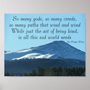 Kunst van het soort zijn poster