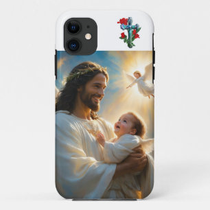 Kunst van Jezus iPhone 11 Hoesje