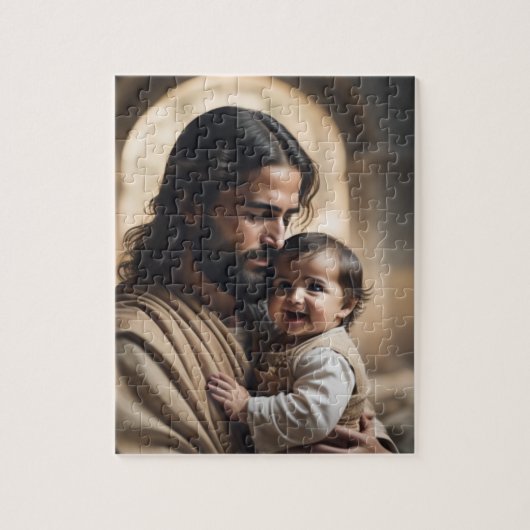 Kunst van Jezus Legpuzzel (Verticaal)